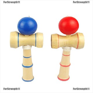 Cod ForStrength Kid Funny Kendama Ball เกมไม้แบบดั้งเดิม สไตล์ญี่ปุ่น ของเล่นเสริมการเรียนรู้เด็ก