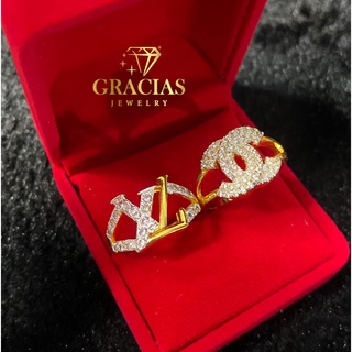 🔥พร้อมส่ง🔥 แหวนเพชรคู่❤️งานสวยเหมือนแท้ 100%