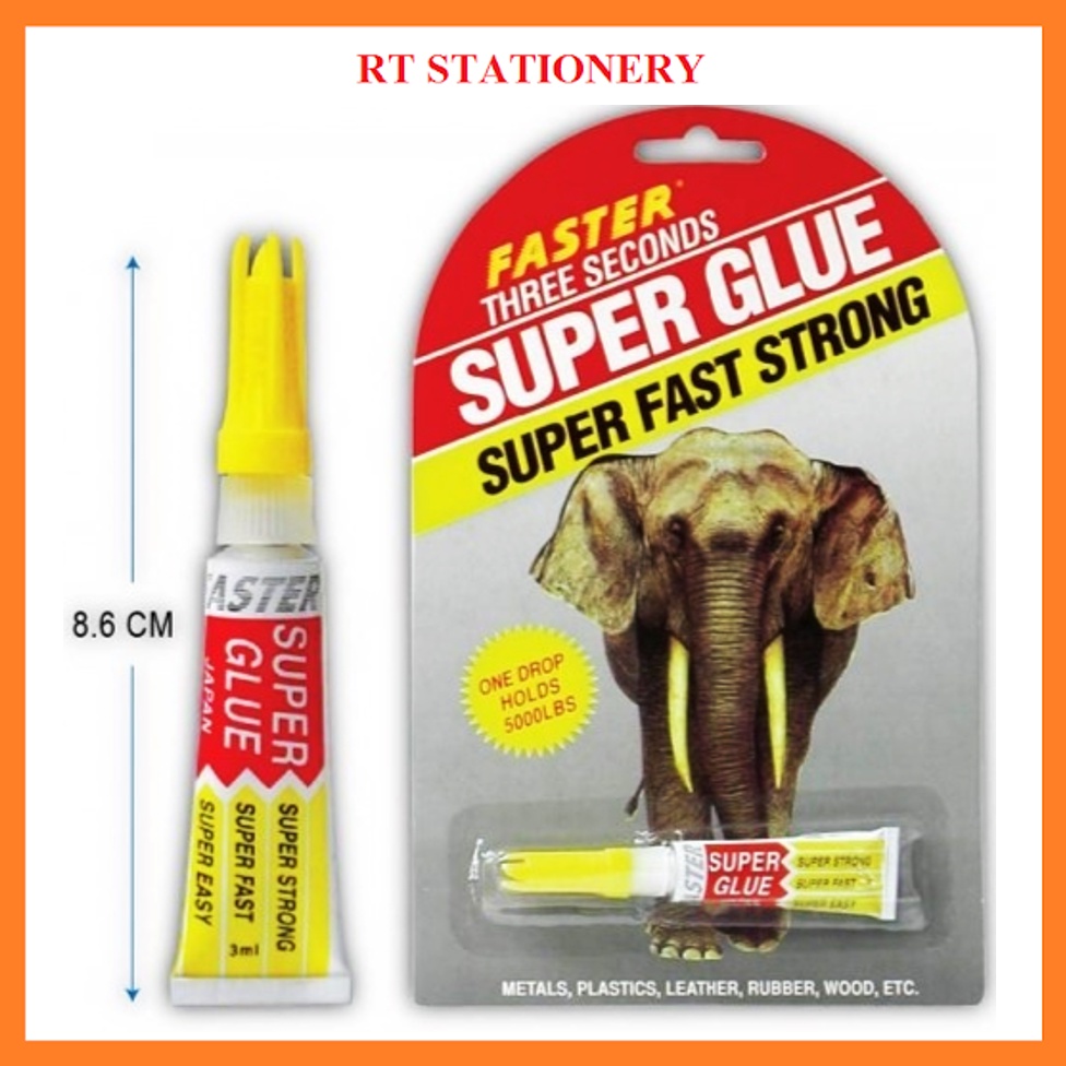 Faster Three Seconds Super Glue/ Gam Gajah (3ml) SG-666