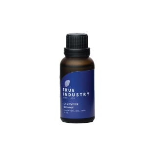 True industry น้ำมันหอมระเหย 100 % กลิ่นลาเวนเดอร์ (Pure Lavender essential oil) แถมฟรี จุกสำหรับหยด