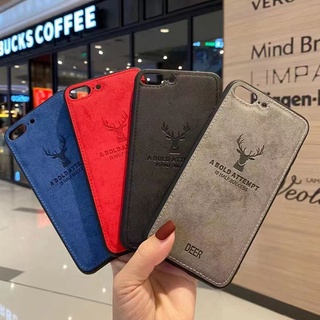 เคสโทรศัพท์มือถือ TPU เนื้อแมตต์ ผ้าแคนวาส ลายกวาง หรูหรา สําหรับ Vivo V23 V23E V21 V20 V19 V17 Pro 4G 5G Y73 2021