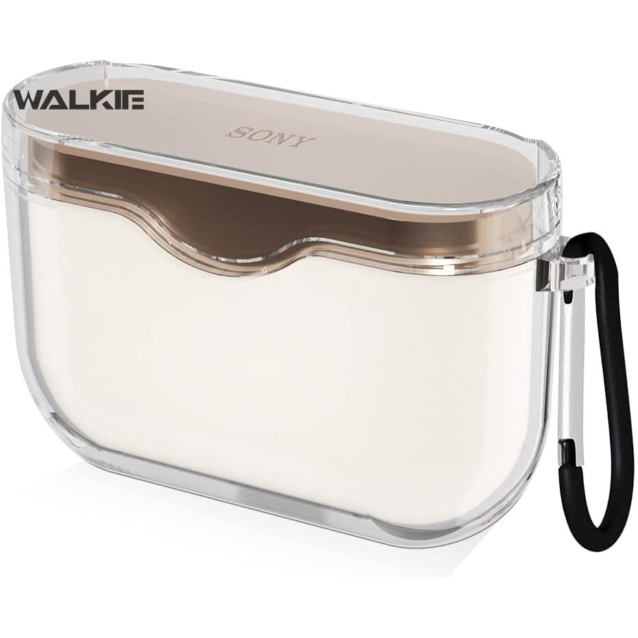 WALKIE ฝาครอบเคส Sony WF-1000XM3, เคส TPU แบบนุ่มป้องกันพร้อมพวงกุญแจสําหรับ Sony WF-1000XM3 หูฟังตั