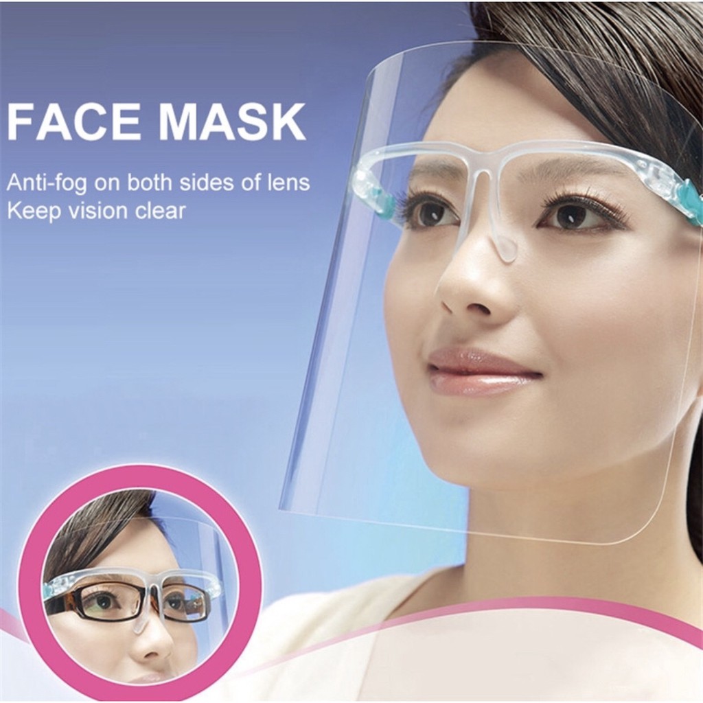 Face Shield เฟสชิว หน้ากากป้องการละอองเชื้อโรค หน้ากากใส