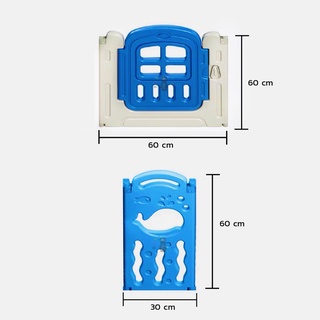 อุปกรณ์คอกเด็ก  ขายแยกแผ่น สำหรับต่อเพิ่มกับคอกรุ่น Fish