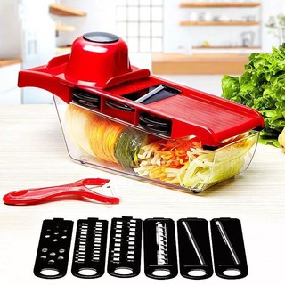 ที่สไลด์ผักสลัด Multi-function Vegetable Slicer cutter Salad Make เครื่องตัดผักอเนกประสงค์ทำสลัด**พร้อมส่งนะ**