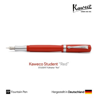 Kaweco Student "Red" Fountain Pen - ปากกาหมึกซึมคาเวโก้สติวเด้น รุ่นสีแดง