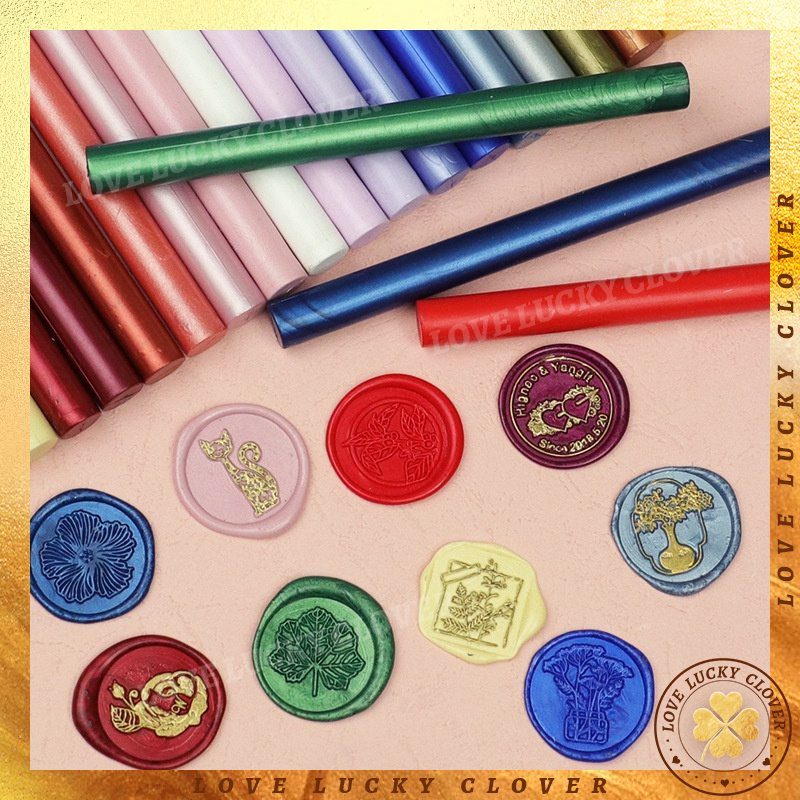แว็กซ์เคลือบแว็กซ์ ทรงกลม 80 สี เลือกสีได้ สําหรับปิดผนึกซองจดหมาย