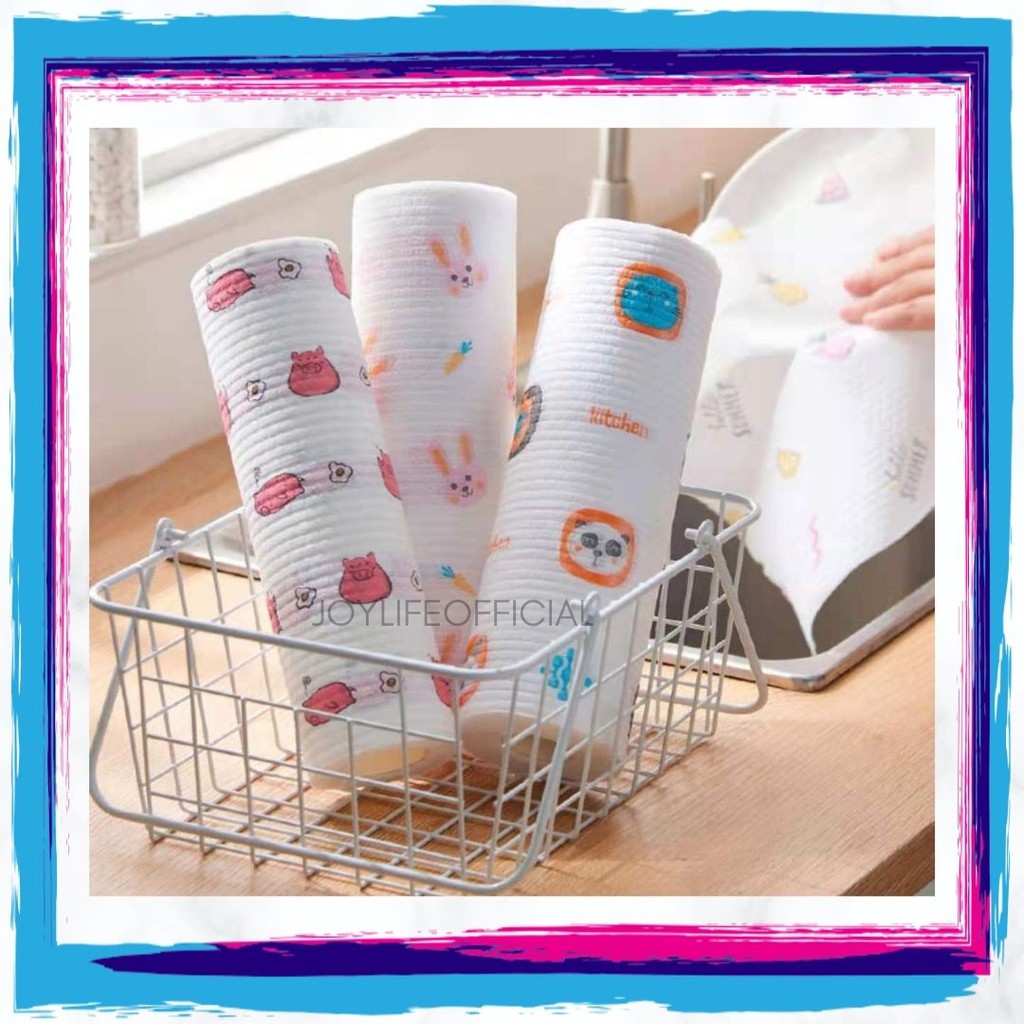 พร้อมส่ง! กระดาษทิชชู่ซักได้ รุ่นหนา ทิชชู่เช็ดน้ำมัน ทิชชูเอนกประสงค์ แผ่นซับน้ำมัน ล้างสิ่งสกปรก Tissue Paper