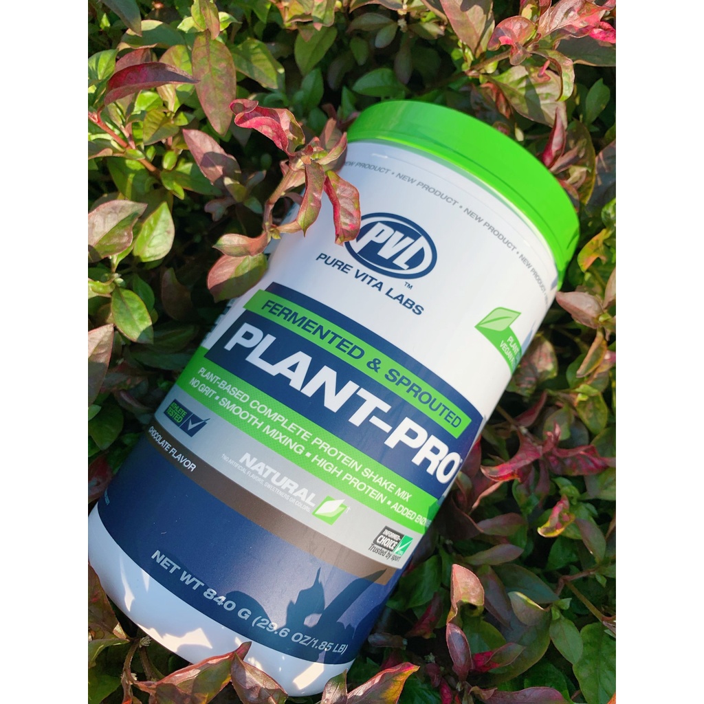 PVL Plant Pro1.85 lbs.โปรตีนจากพืช ขนาด 840กรัม 100% Vegetarian, Vegan