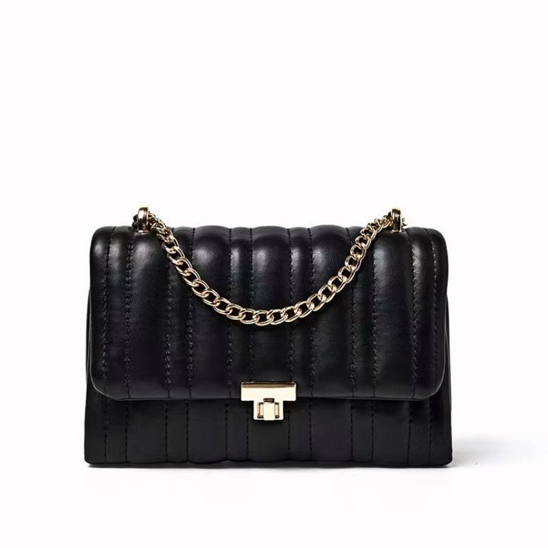 Ilo ZR Z278 กระเป๋าสะพายข้างผู้หญิง Quilted Mission Motif/ Zara กระเป๋าสะพายข้างผู้หญิง Push Lock Pr