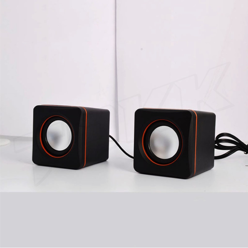 [44บ.โค้ดคุ้ม]มินิลำโพง Mini รุ่น E-02A /M13/K2037/K2043เป็นลำโพงคู่USBราคาประหยัดใช้ไฟจากPower bank