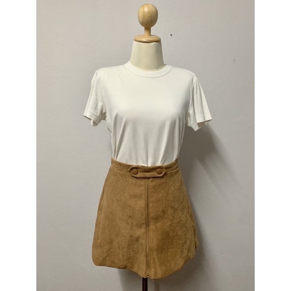 Brown Skirt style Y2K