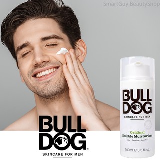 Bulldog Skincare For Men Original Stubble Moisturiser 100ml. ผลิตภัณฑ์บำรุงผิวหน้าและเพิ่มความชุ่มชื่นสำหรับผู้ชาย