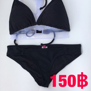 Bikini Set  สีดำล้วน