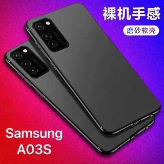 TPU CASE เคสซัมซุง Samsung A03S เคสซิลิโคน เคสนิ่ม สวยและบางมาก เคสสีดํา samsung galaxy A03S [ส่งจากไทย]