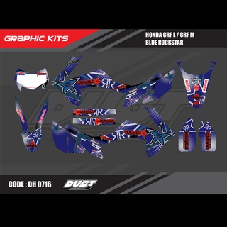 สติ๊กเกอร์วิบาก Honda CRF 250 L ทั้งคัน Graphic kit สติ๊กเกอร์เคลือบเงา สุดคุ้ม