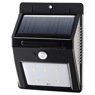 ไฟพลังงานแสงอาทิตย์ติดผนัง PIR Sensor CDS Night Sensor