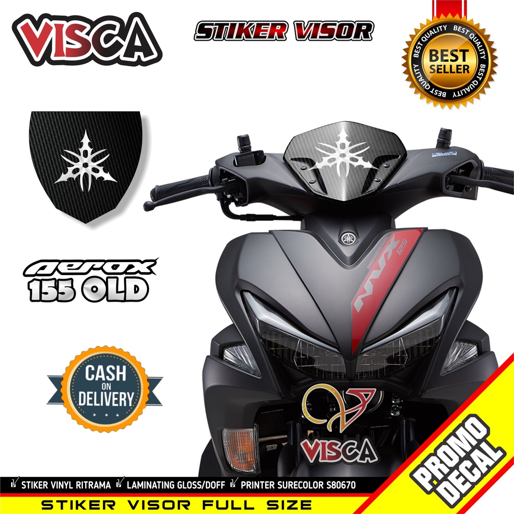 Aerox 155 Visor สติกเกอร์ Aerox 155 Visor Cool Aerox 155 สติกเกอร์เก่า Yamaha Aerox Visor สติกเกอร์