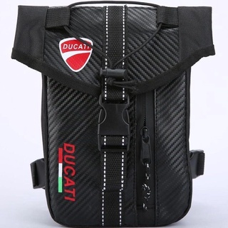 DUCATI Motorcycle Riding Waist Bag 1199 1299 899 V2 Monster696 821 797 659 Panigale V4 Diavel1260 StreetFighter 848 1098 Scrambler800 supersport Hypermotard 950 Multistrada 1200 Crossbody Multifunctional Waterproof Leg Leather Bag