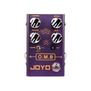 Joyo R-06 O.M.B LOOPER &amp; Drum Machine Pedal LOOPER CYCLE กลองบันทึกเสียง สําหรับกีตาร์ไฟฟ้า