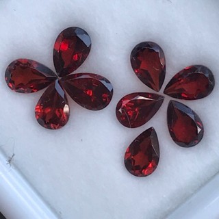 4.79 CT โกเมนธรรมชาติแอฟริกา สีแดงส้ม