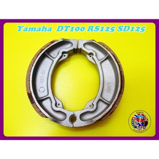 ผ้าเบรค  -  Yamaha  DT100 RS125 SD125 Brake Shoe