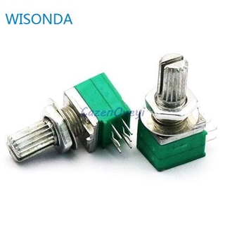 VR Variable Resistor ตัวต้านทานปรับค่าได้ Rotary Potentiometer โวลุ่ม 6 ขา