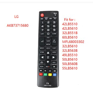 Lg ใหม่ รีโมตคอนโทรล แบบเปลี่ยน สําหรับ LG LED LCD TV AKB73715680 สําหรับ 50LB5610 50PB560B 55LB5610 60LB5610