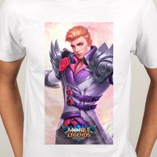 เกม Mobile Legends เสื้อยืดคอกลมแขนสั้นผู้ชาย | เสื้อยืด ชุดลำลอง | เสื้อยืดเกมมิ่ง