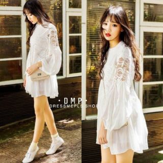 2สีส่งฟรีมินิเดรสทรงน่ารักจ้า