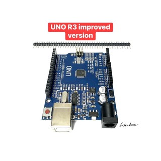 บอร์ด UNO R3 improved version (Imported chips) แบบ SMD มาพร้อมก้างปลา 40 Pin