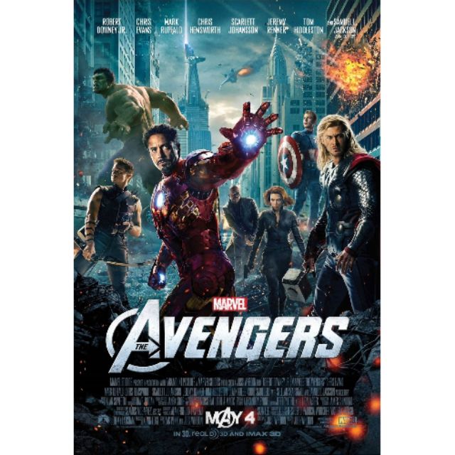 Poster the Avenger ขนาด 13"*19"