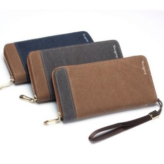 กระเป๋าสตางค์ กระเป๋าบัตร  มีสายคล้องมือ ใบยาว  BAELLERRY-S6033