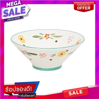 ชาม PORCELAIN KECH 8 นิ้ว CHRYSAN อุปกรณ์ใส่อาหาร PORCELAIN BOWL KECH 8IN CHRYSAN