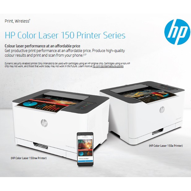 เคร องพ มพ ส Hp Color Laser 150nw แท 100 ร บประก น 3 ป จาก Hp Thailand Shopee Thailand