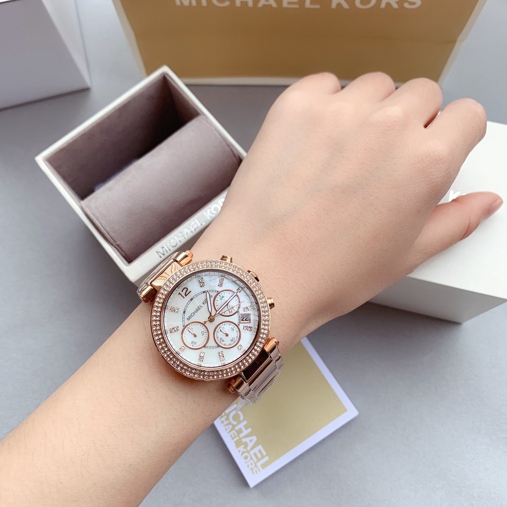 พร้อมสต็อก ! Michael Kors ของแท้100%  MK5353 MK5896 MK5491 -  นาฬิกาแบรนด์เนมMK นาฬิกาผู้หญิงผู้ชาย สินค้าพร้อมจัด S8nb