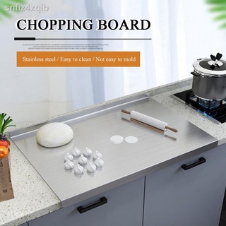 [304 Food Grade Household Kitchen Stainless Steel Chopping Board Dough Board Bakery Bake Board Fruit Cutting Board,304 F