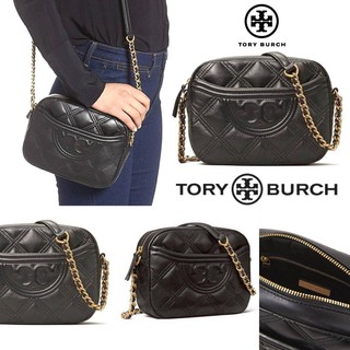 Tory Burch Factory Outlet Quilted Leather Shoulder Bag แท้​💯