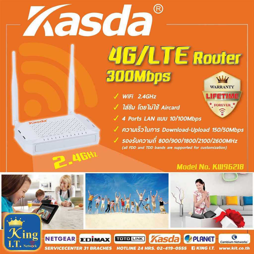 KASDA (KW9621B) 300Mbps Wireless Dual WAN 4G/LTE Router #3