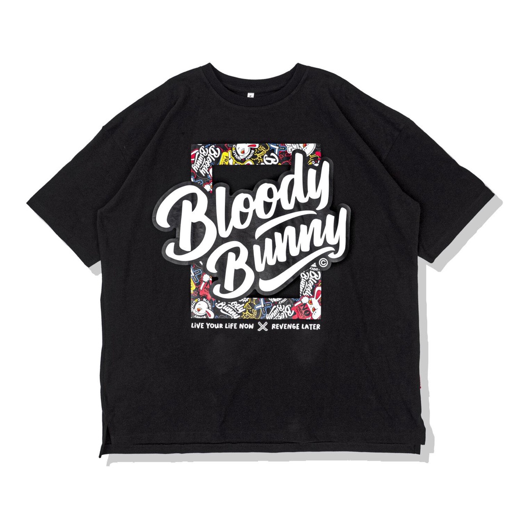 เสื้อยืด BLOODY BUNNY (GRAPHIC BOMB / BLACK) OVERSIZED T-SHIRT
