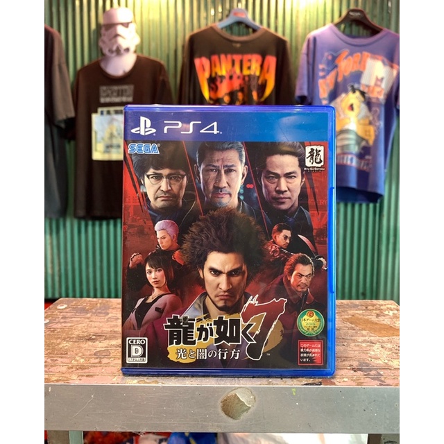 แผ่นเกมส์ ps4 yakuza 7 z2 jp (rare)