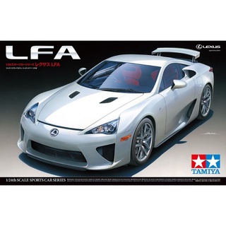 💥ใส่โค้ดลดเพิ่ม 20฿💥🏆 TAMIYA 24319 ชุดประกอบจำลองมาตราส่วน 1:24 LEXUS LFA โมเดลประกอบ ต้องไปสร้างและทำสีเอง