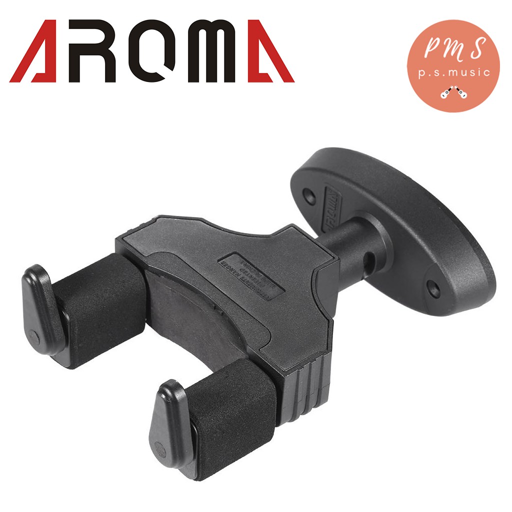 AROMA® ที่แขวนกีตาร์ รุ่น AH85 (Guitar Hanger ตัวแขวนกับกำแพง) แขวนกีตาร์และเบสและเครื่องสายได้ทุกรุ่น ทุกแบบ ราคา ถูกที่สุด ดีลบีเคเค