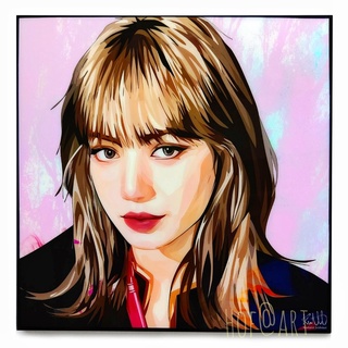 Lisa ลิซ่า Lalisa #3 BLACKPINK แบล็คพิงก์ K POP Blink รูปภาพติดผนัง pop art กรอบรูป แต่งบ้าน ของขวัญ รูปภาพ เกาหลี