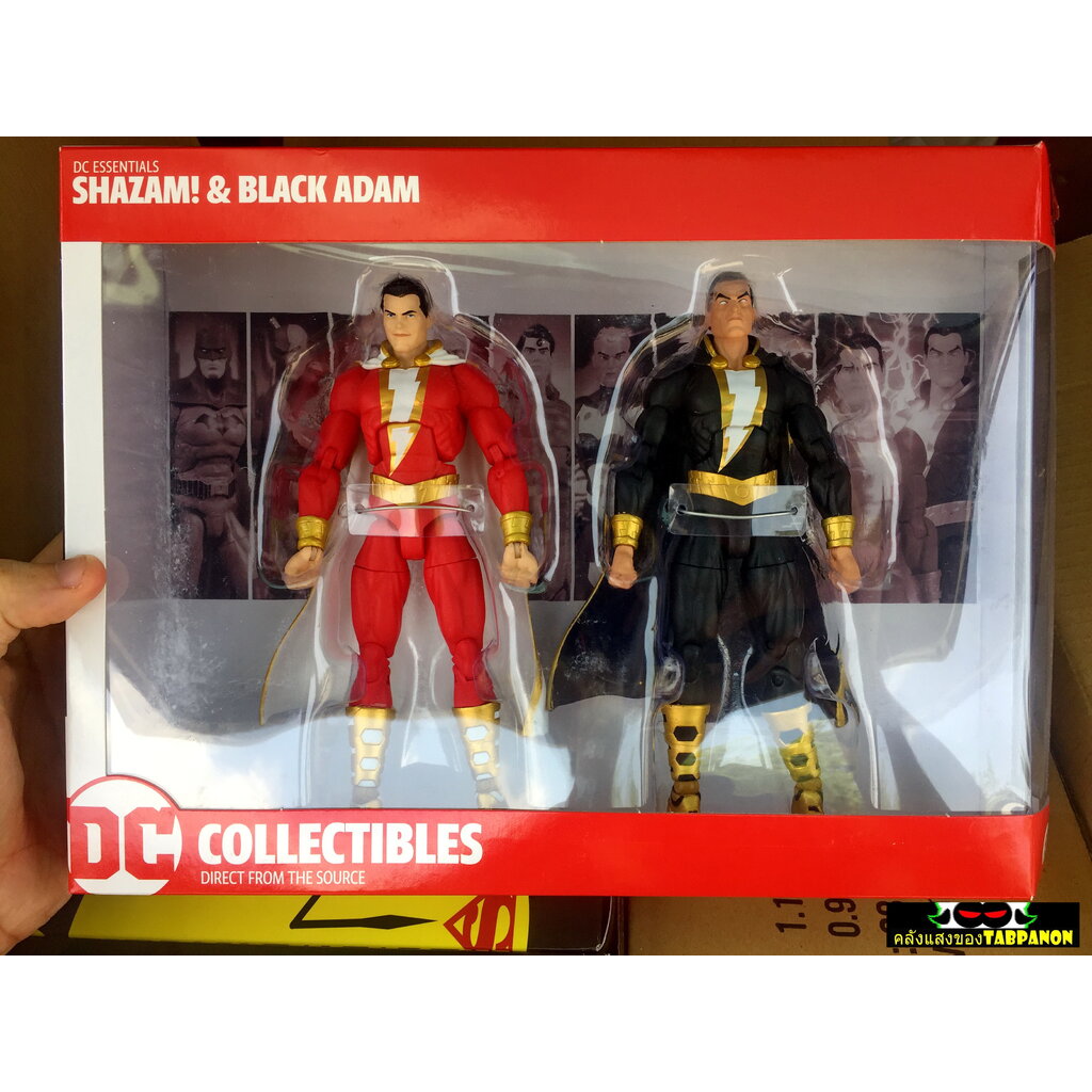 Dc essentials shazam black adam action figure 2 pack 