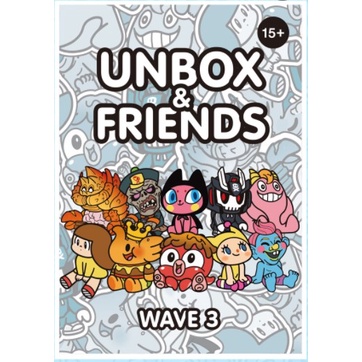 🌈พร้อมส่ง🌈 แบบตัวแยก Unbox & Friends wave 3 x Unbox Industries