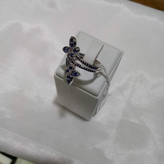 Mamjewelryhouse Blue Sapphire Silver 925 Ring