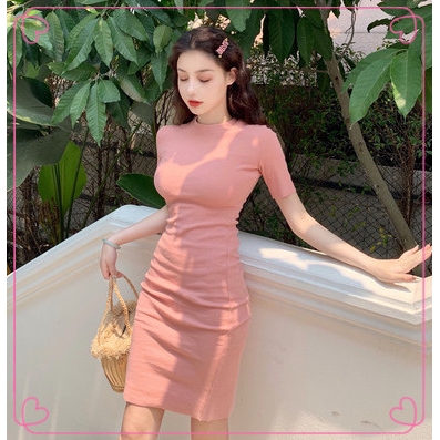 พร้อมส่ง bestselectเดรสสีเหลืองวินเทจแฟชั่นเกาหลีผู้หญิง