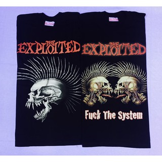 THE EXPLOITED เสื้อวงร็อค เสื้อวง เสื้อยืด เสื้อวินเทจ EX