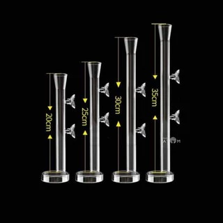 (พร้อมส่ง) หลอดแก้วให้อาหารปลา กุ้งแคระ พร้อมถาดแก้ว Glass Feeder Tube